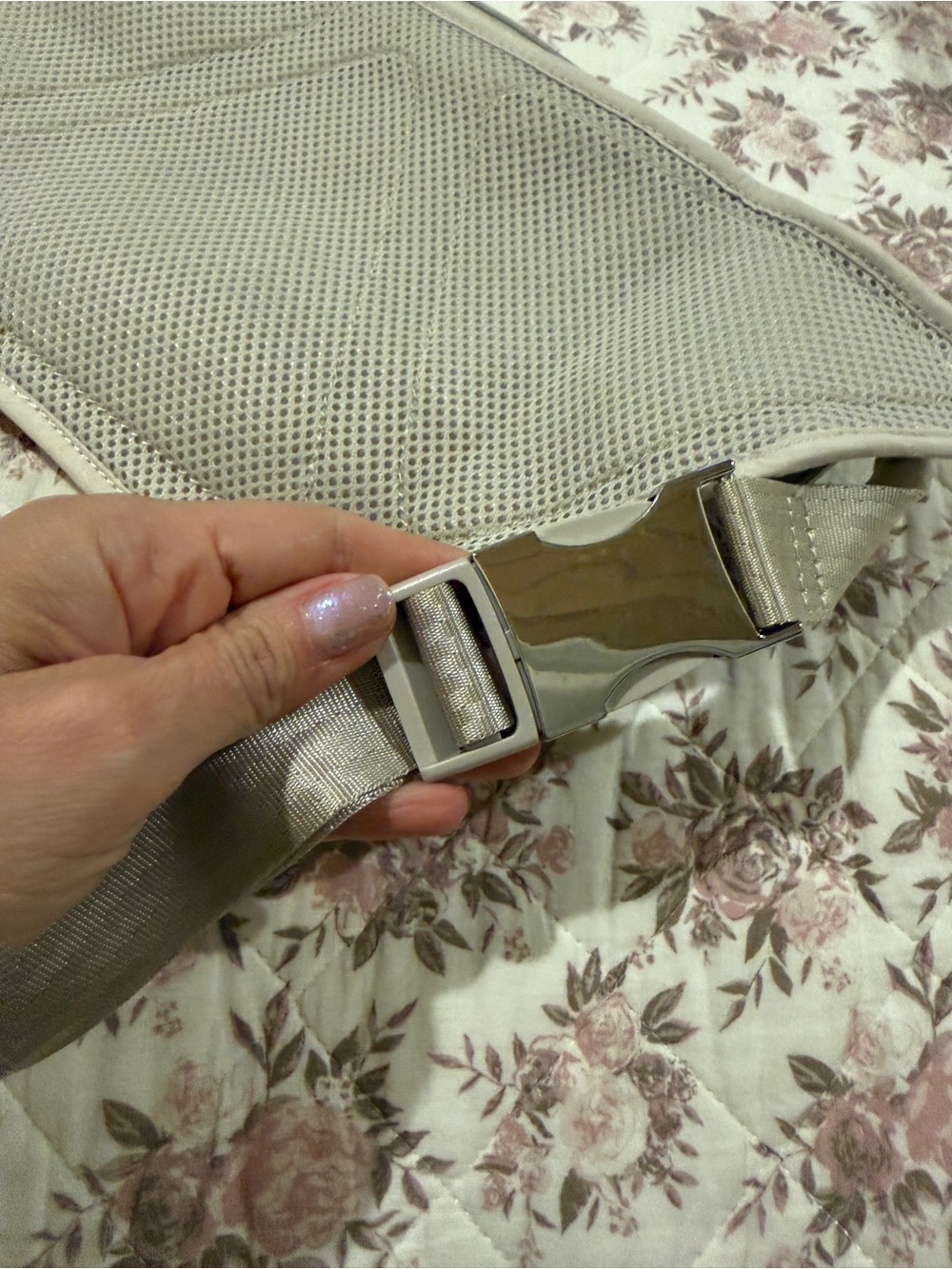Athleta Light Beige Crossbody Sling - Picture 2 of 7